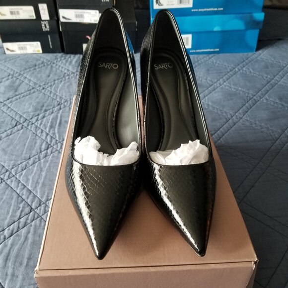 Snake Print Heels 9M ~ NEW - Picture 1 of 7